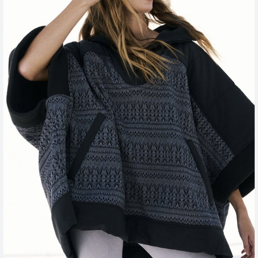 Free People Movement Heritage Poncho NWT